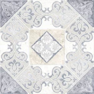 Плитка напольная Alma Ceramica Teona серый 41,8*41,8 см