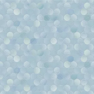 Плитка напольная Alma Ceramica Bolle голубой 41,8*41,8 см